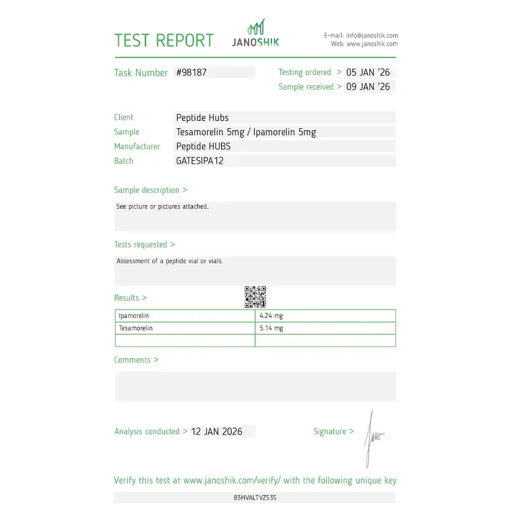 Tesamorelin/Ipamorelin 10 mg
